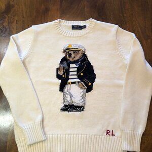 Ralph Lauren Sailor Teddy Bear Sweater